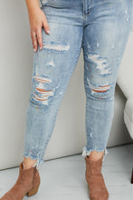 Load image into Gallery viewer, Judy Blue Full Size Confetti Distressed Boyfriend Jeans