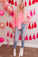 Load image into Gallery viewer, Double Take Buttoned Lapel Collar Dropped Shoulder Long Shirt