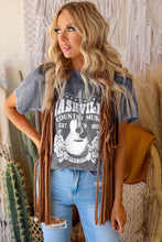 Load image into Gallery viewer, NASHVILLE COUNTRY MUSIC Graphic Round Neck Tee Shirt