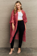 Load image into Gallery viewer, Justin Taylor Legacy Lace Duster Kimono