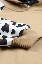 Load image into Gallery viewer, Leopard Raglan Sleeve Hoodie