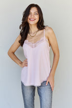 Load image into Gallery viewer, HEYSON Dainty & Sweet Full Size Lace V-Neck Cami Top