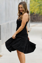 Load image into Gallery viewer, White Birch Full Size Metallic Crochet Lace Detail Midi Dress