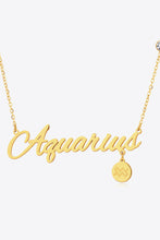 Load image into Gallery viewer, Constellation Pendant Zircon Necklace