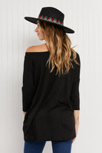 Load image into Gallery viewer, Acting Pro City Loft Full Size Three-Quarter Sleeve Tunic Top