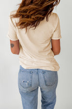 Load image into Gallery viewer, Round Neck Short Sleeve HOWDY Graphic Tee