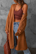Load image into Gallery viewer, Exposed Seam Open Front Duster Cardigan
