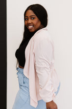 Load image into Gallery viewer, AMOLI Higher Path Full Size Run Ruched Blazer Jacket