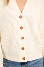 Load image into Gallery viewer, Heimish Full Size Button Front Ribbed Cardigan
