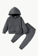 Load image into Gallery viewer, Kids Textured Hoodie and Joggers Set