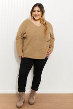 Load image into Gallery viewer, CY Fashion Just a Little Twist Full Size Open Back Sweater