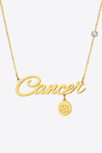 Load image into Gallery viewer, Constellation Pendant Zircon Necklace