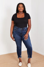 Load image into Gallery viewer, Judy Blue Beatrice Full Size Destroyed Hem Slim Fit Jeans