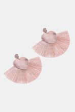 Load image into Gallery viewer, Heart Shape Fringed Dangle Earrings