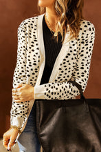 Load image into Gallery viewer, Full Size Printed Long Sleeve Cardigan with Pocket
