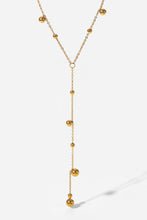 Load image into Gallery viewer, Chain-Link Bead Drop Necklace