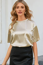 Load image into Gallery viewer, Round Neck Dropped Shoulder Top