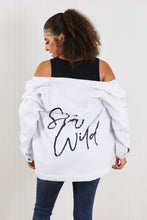 Load image into Gallery viewer, Fantastic Fawn STAY WILD Denim Jacket