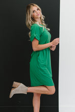 Load image into Gallery viewer, Zenana Smooth Talker Full Size Tie-Waist Dress