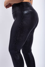Load image into Gallery viewer, Mono B Plus Size Snakeskin Print High-Waisted Leggings