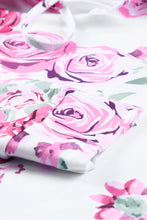 Load image into Gallery viewer, Floral Crisscross Drawstring Hoodie