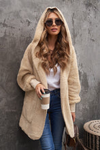 Load image into Gallery viewer, Fleece Hooded Jacket w| Pockets DIBS SOFT