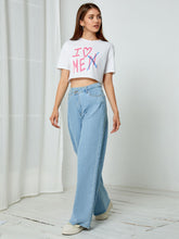 Load image into Gallery viewer, High Waist Straight Leg Jeans