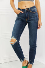 Load image into Gallery viewer, Judy Blue Melaney Full Size Mid Rise Distressed Relaxed Fit Jeans
