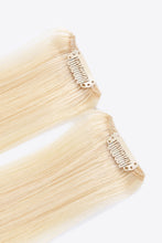 Load image into Gallery viewer, 20" 120g Clip-in Hair Extensions Indian Human Hair in Blonde