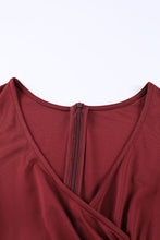 Load image into Gallery viewer, Flutter Sleeve Surplice Midi Dress