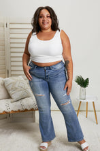 Load image into Gallery viewer, Judy Blue Annalise Full Size Distressed Flare Jeans