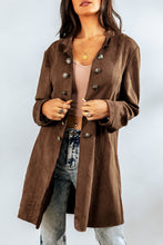 Load image into Gallery viewer, Double-Breasted Longline Jacket