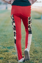 Load image into Gallery viewer, Girls Leopard Patch Leggings