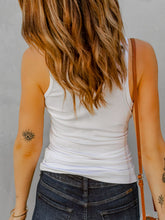 Load image into Gallery viewer, Ribbed Notched Tank Top