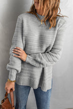 Load image into Gallery viewer, Crewneck High-Low Sweater