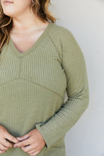 Load image into Gallery viewer, Heimish Fall Fields Full Size Waffle Knit Tunic Top