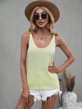 Load image into Gallery viewer, Scoop Neck Knit Tank