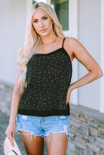 Load image into Gallery viewer, Rhinestone Spaghetti Strap Cami