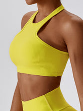 Load image into Gallery viewer, Halter Neck Sleeveless Cropped Tank Top