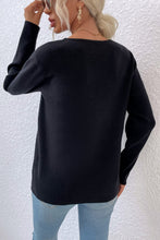 Load image into Gallery viewer, Crisscross V-Neck Knit Top