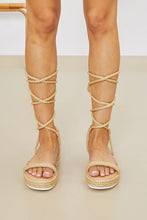 Load image into Gallery viewer, KAYLEEN Learning the Ropes Lace-Up Espadrille Sandals
