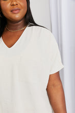 Load image into Gallery viewer, Zenana Full Size Textured V-Neck Tee