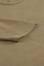 Load image into Gallery viewer, Notched Neck Dropped Shoulder Top