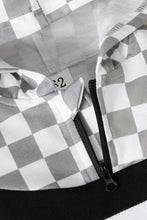 Load image into Gallery viewer, Baby Boy Checkered Color Block Hoodie and Joggers Set