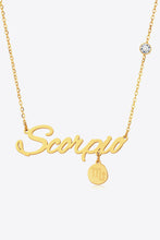 Load image into Gallery viewer, Constellation Pendant Zircon Necklace