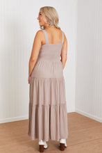 Load image into Gallery viewer, Zenana Sweet Charisma Full Size Smocked Maxi Dress