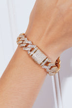 Load image into Gallery viewer, GNJ MANUFACTURING On My Mind Rhinestone Bracelet