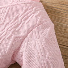 Load image into Gallery viewer, Girls Textured Long Sleeve Round Neck Sweatshirt