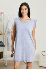 Load image into Gallery viewer, Sew In Love Cascade Springs Full Size Acid Wash Dress in Denim