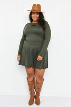 Load image into Gallery viewer, White Birch Wandering the Woods Full Size Mini Dress with Built-In Shorts